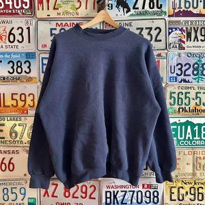 Vintage Franklin Navy Blue Sweatshirt